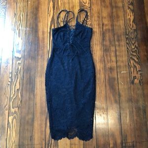Navy blue dress